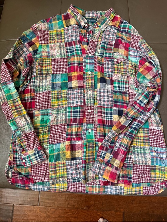 Ralph Lauren Other - Polo Ralph Lauren Vintage Patchwork Plaid Button-Up Shirt - Multi Color